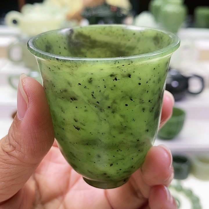 未镶嵌和田玉挂件茶杯60ml