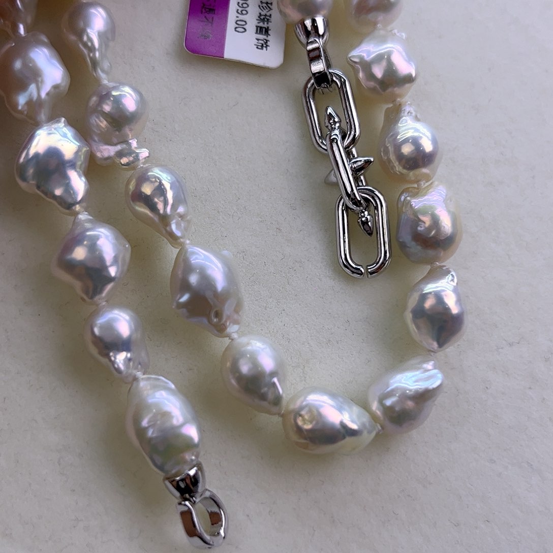 未镶嵌淡水珍珠项链定制910原****啊
