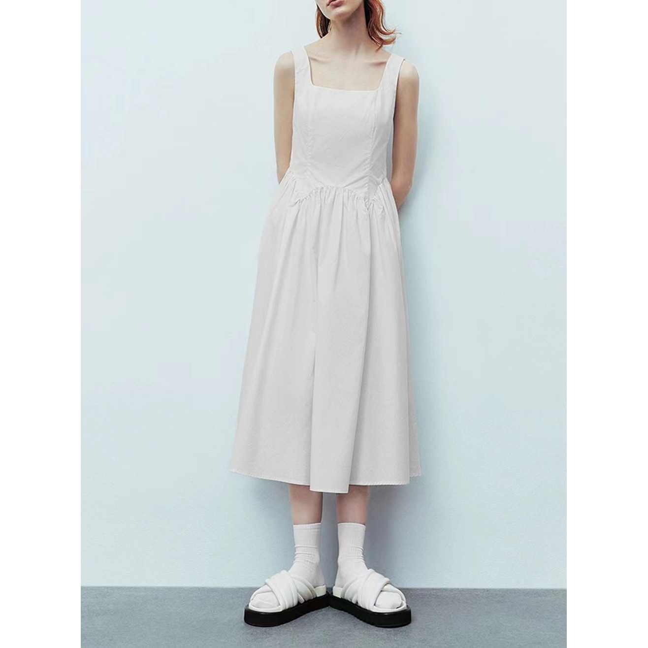 2025女士夏季新款吊带洋气时尚连衣裙亲子B3327