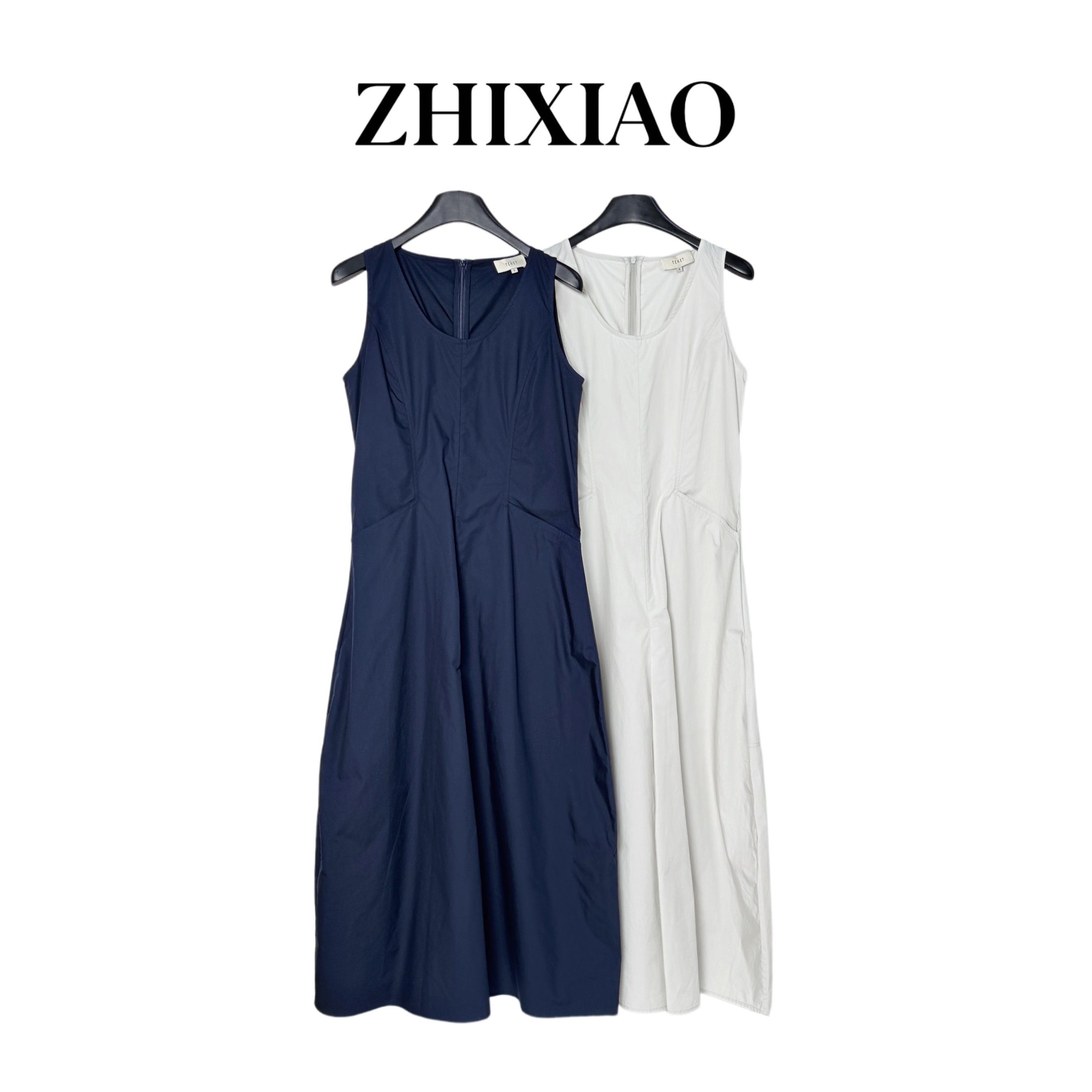 【ZHIXIAO】夏季新款：极简背心连衣裙73819