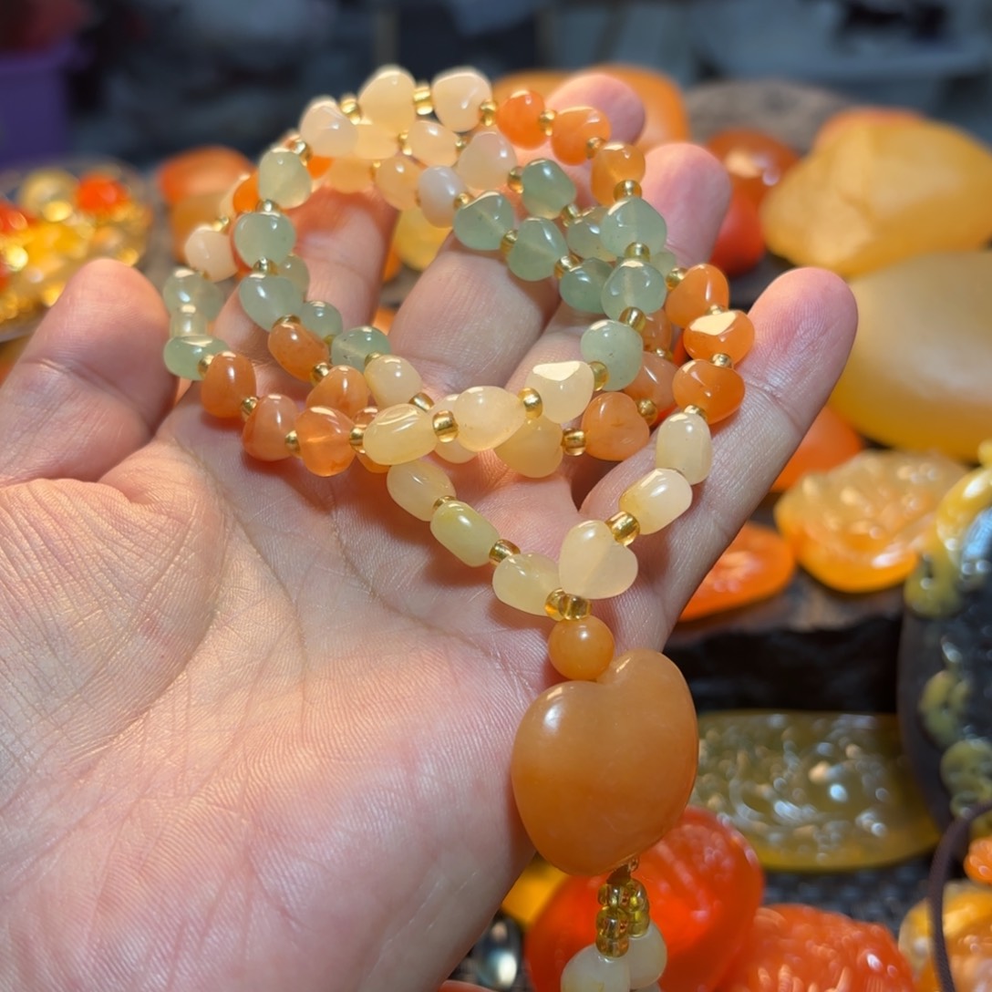 石英质玉手串未镶嵌爱**忆