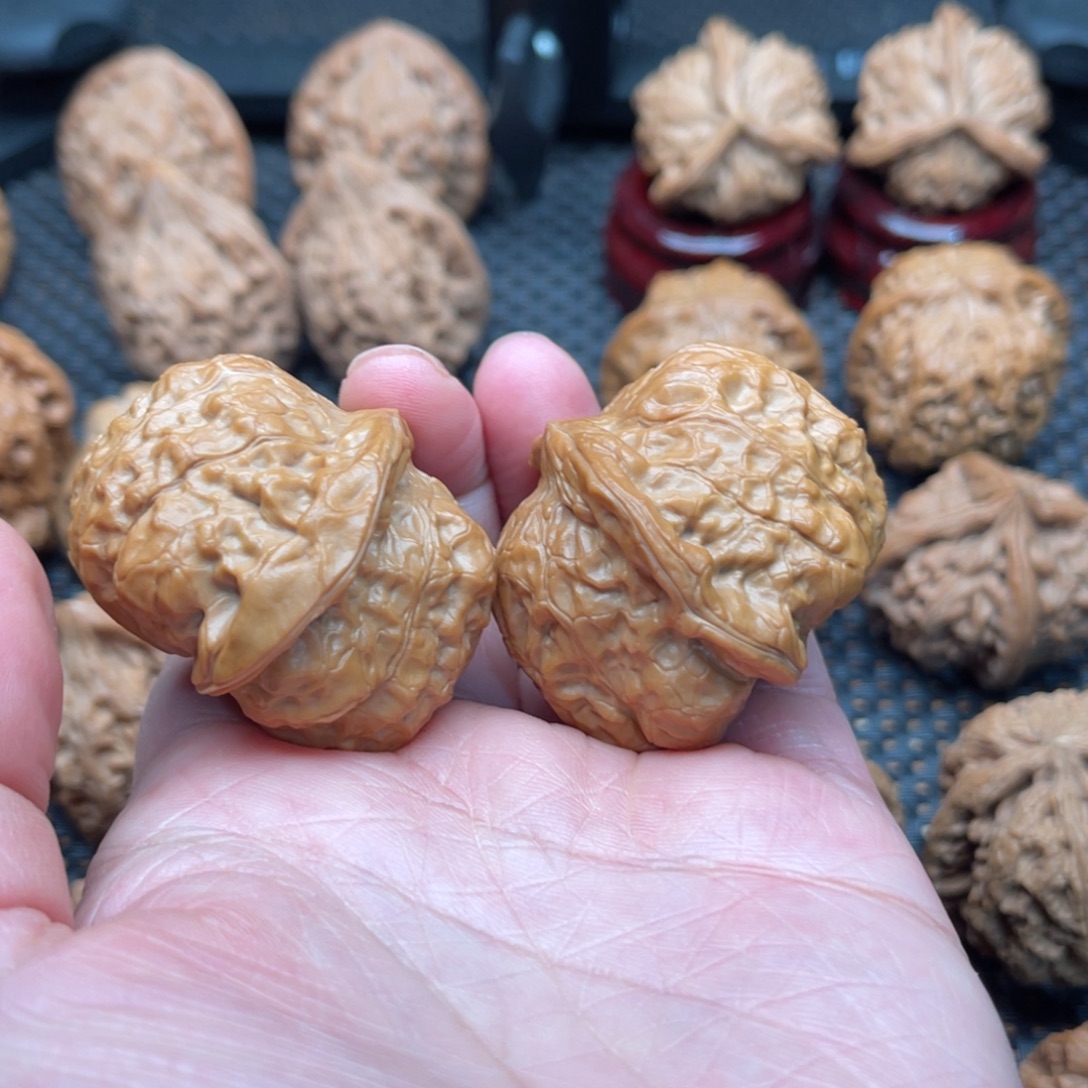 他***中吊坠文玩核桃南瓜墩龟背对