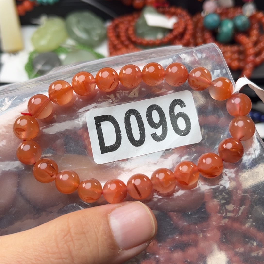 南红玛瑙未镶嵌珠宝奇石8.5mm