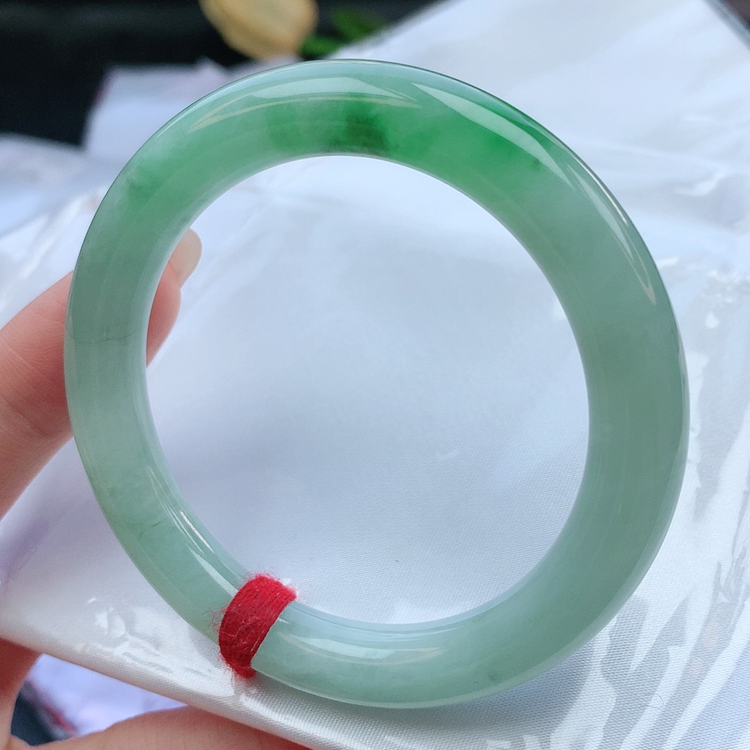 翡翠手镯未镶嵌53圆条881162