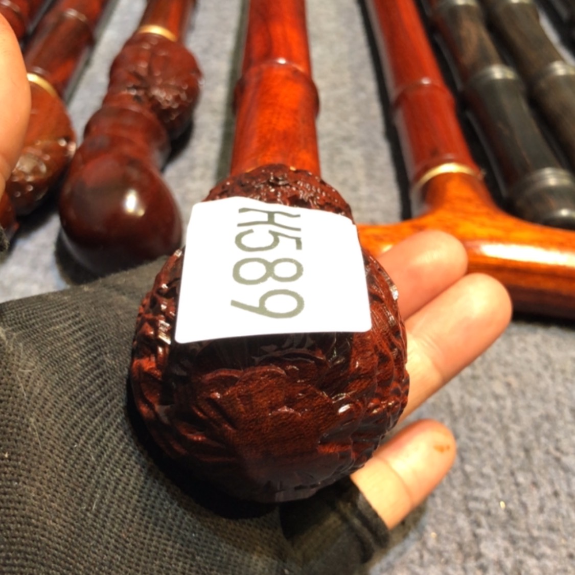 【闪购商品】木夏*紫檀木手杖一根589