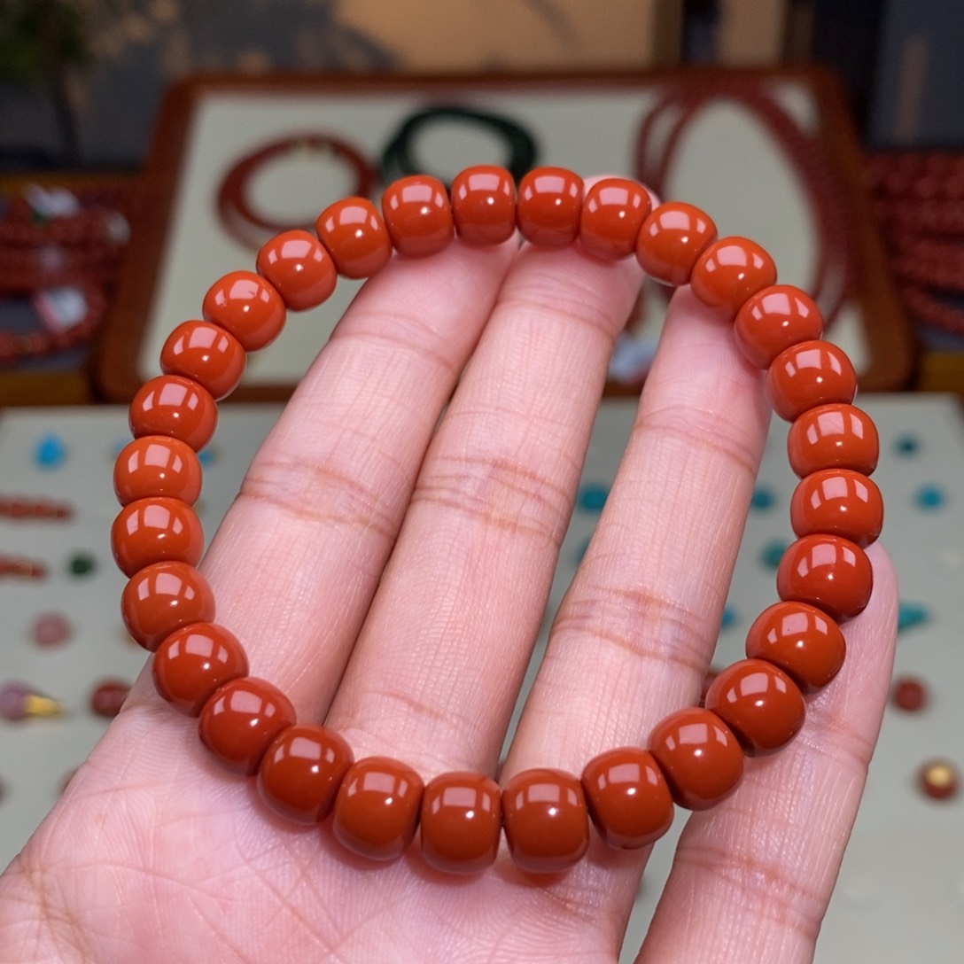 南红玛瑙颈饰未镶嵌