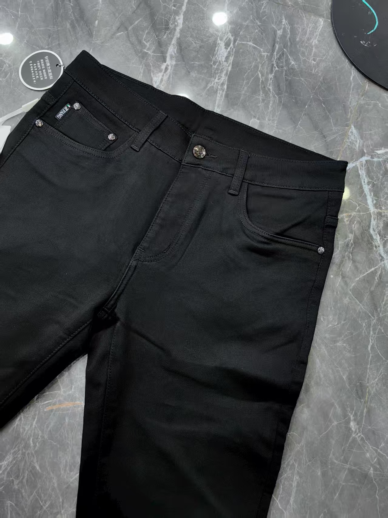 男士秋冬高弹修身牛仔长裤89295