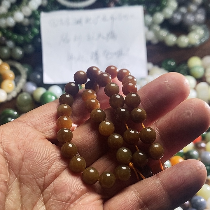 和田玉手链未镶嵌温