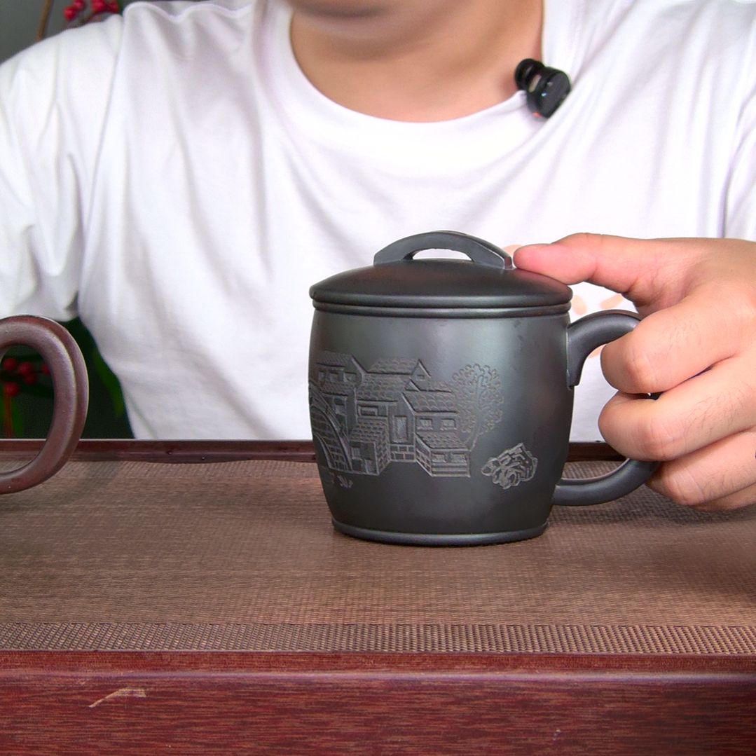 茶杯紫砂高货放漏