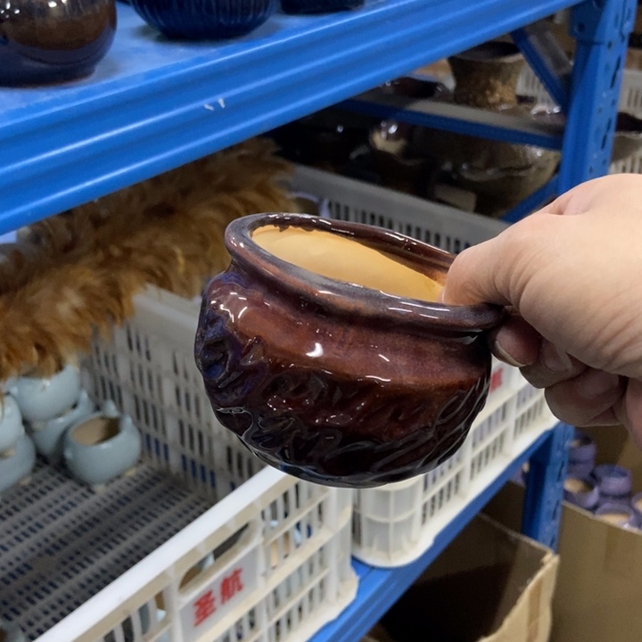 陶瓷花盆单场满9.9发9*7