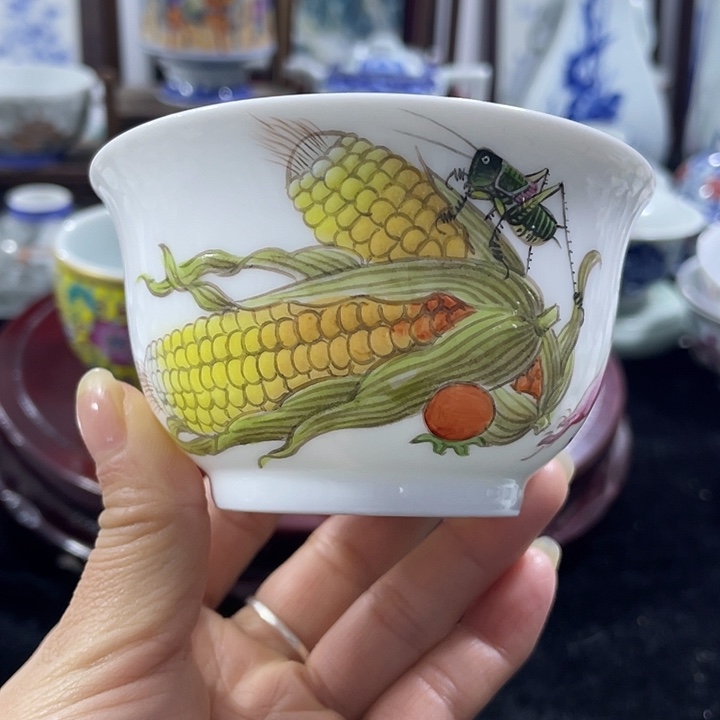 景德镇陶瓷手绘主人杯