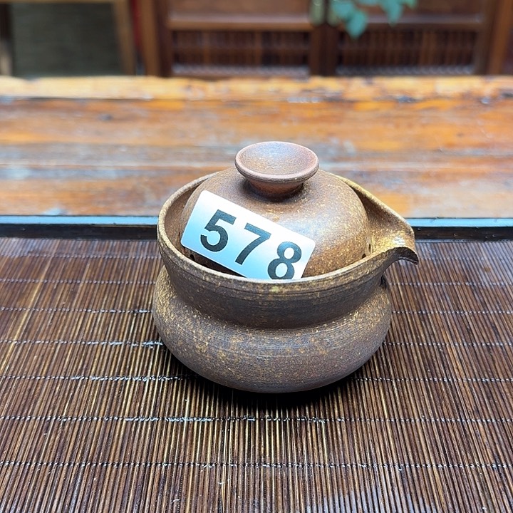 纯手工制作粗陶茶具