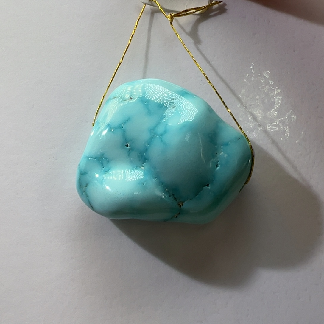 绿松石未镶嵌挂件