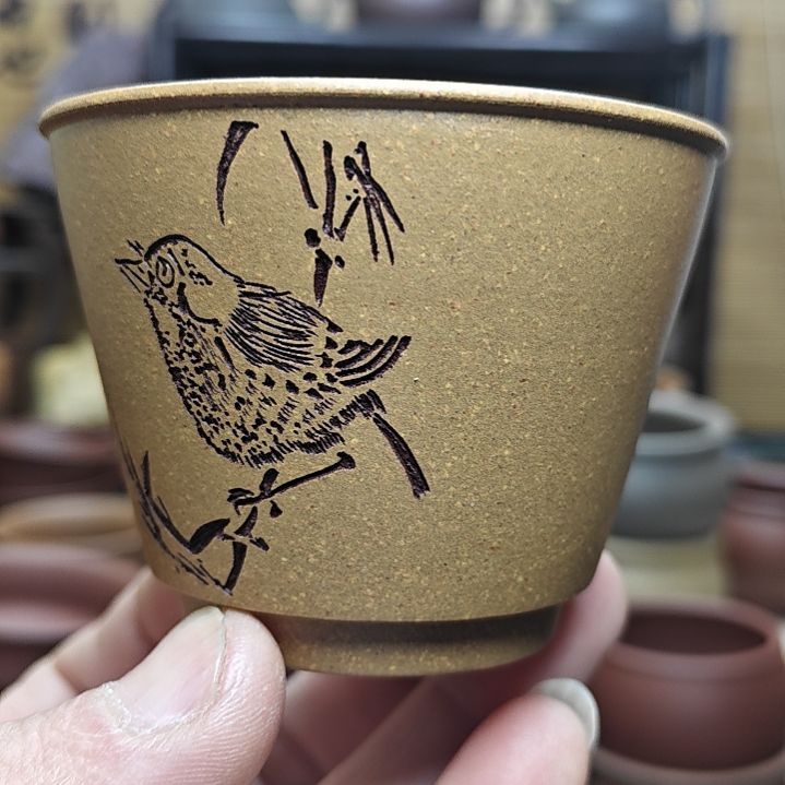 紫砂茶杯紫砂主人杯子