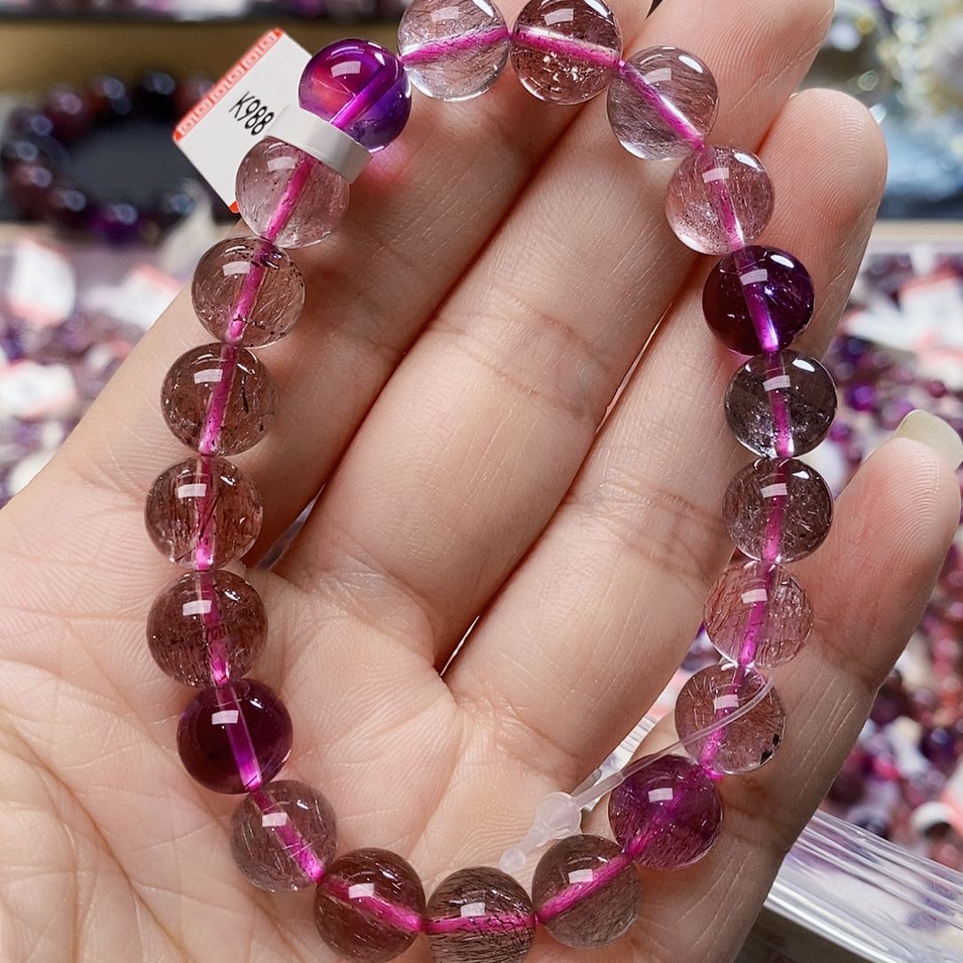 未镶嵌手链水晶9.7仙女超七K988