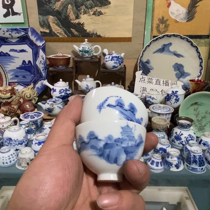 石***堂瓷片舶来瓷器满28包邮当日凑单