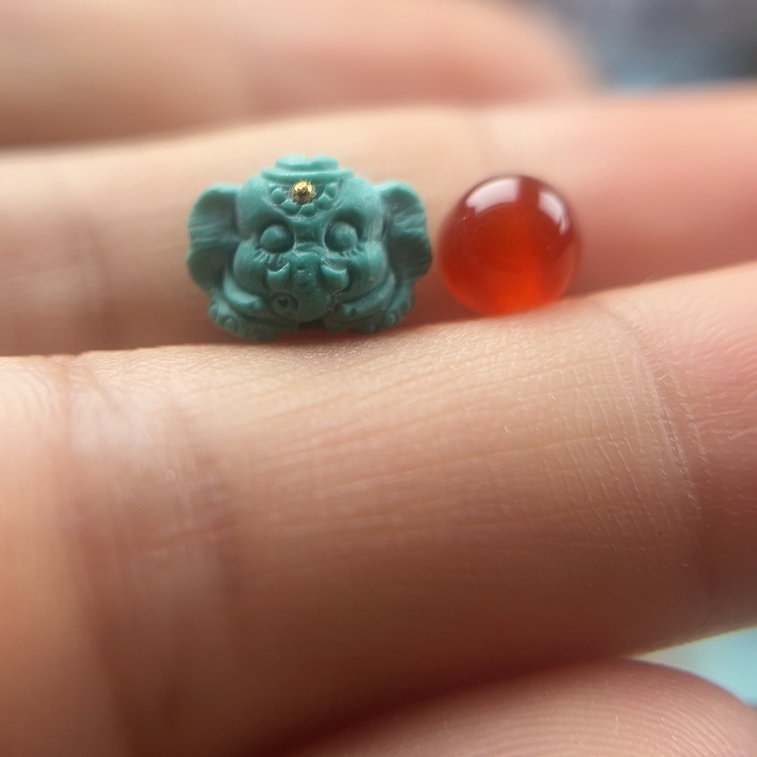 南红玛瑙未镶嵌颈饰