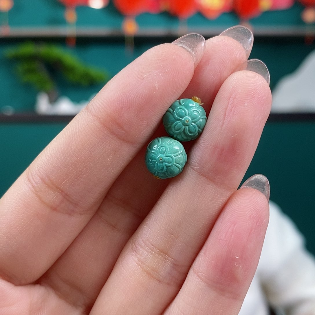 绿松石珠宝奇石未镶嵌