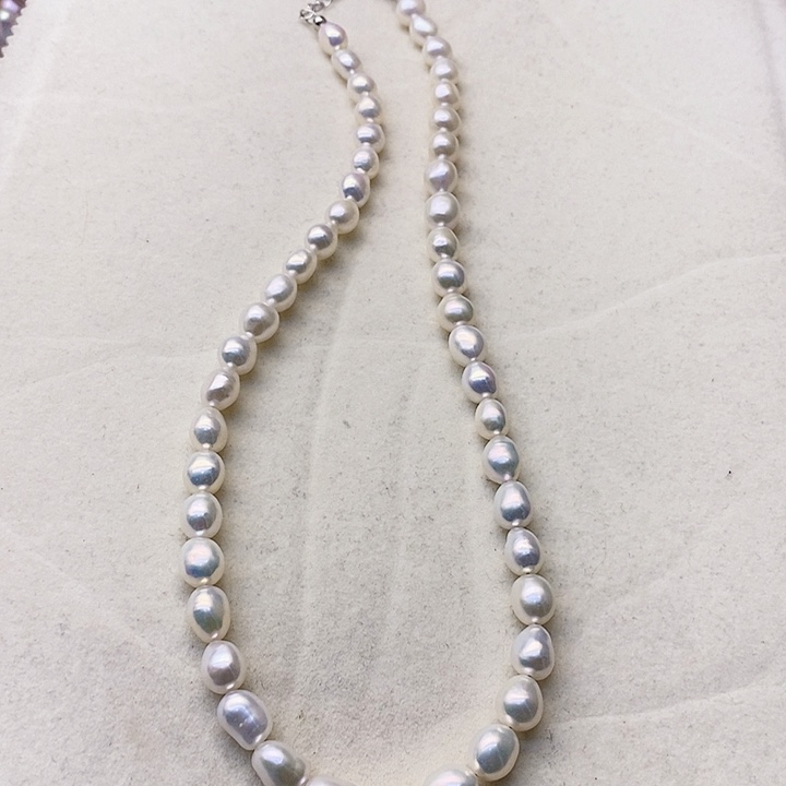 淡水珍珠颈饰合金