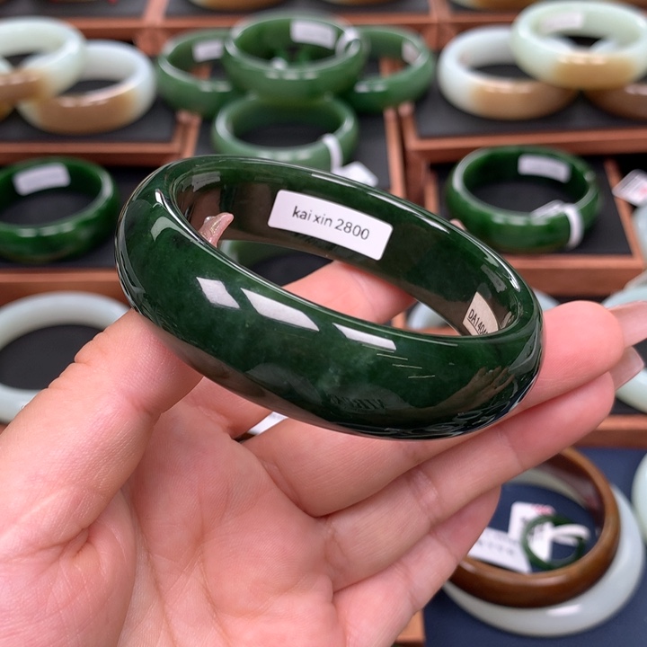 和田玉（碧玉）6061圈口未镶嵌