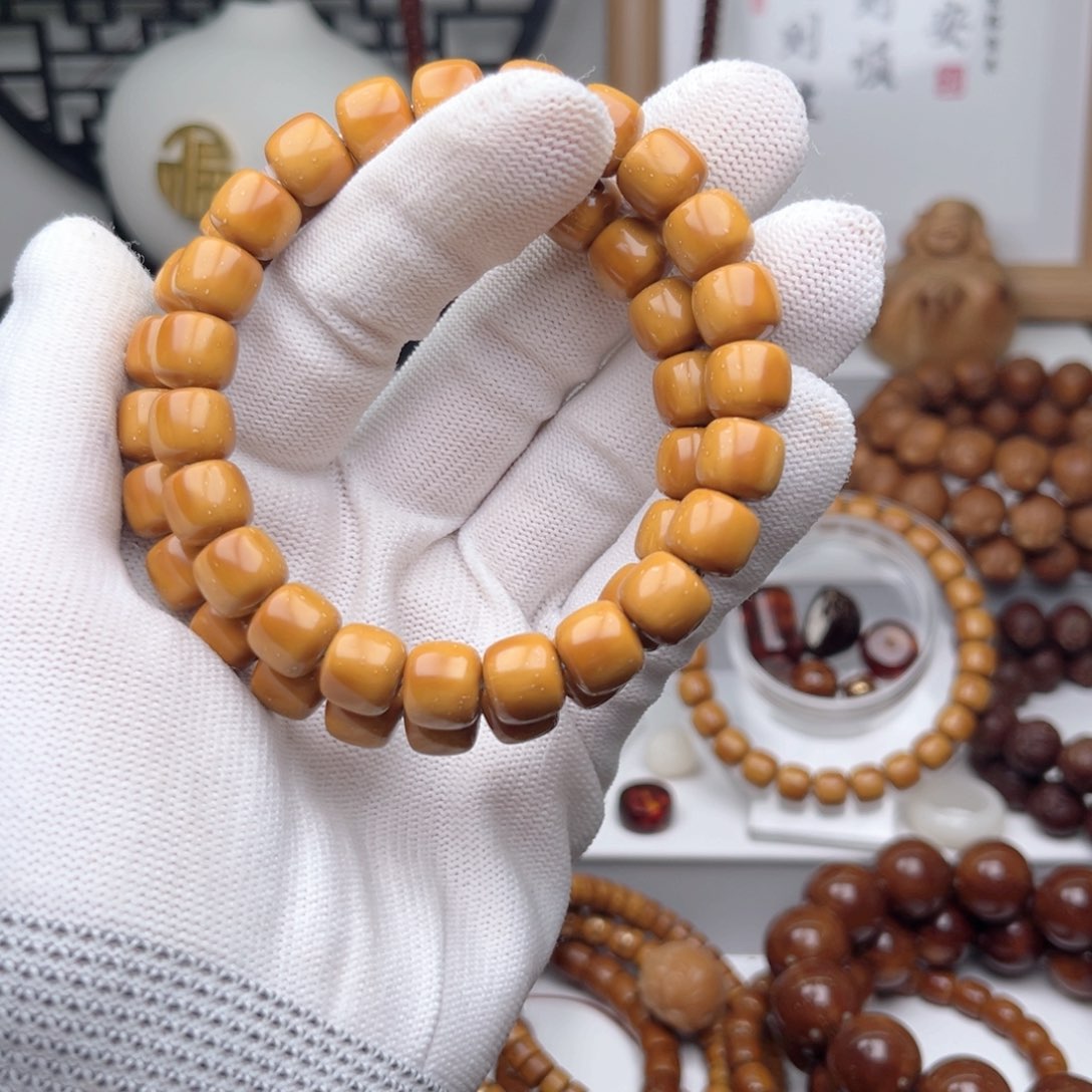 紫金鼠手串A**n紫金鼠实心