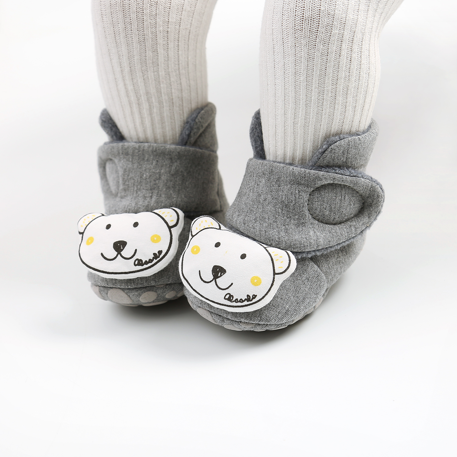 Z127春秋冬婴儿鞋软底宝宝软底袜鞋男女新生儿步前鞋棉布鞋薄绒