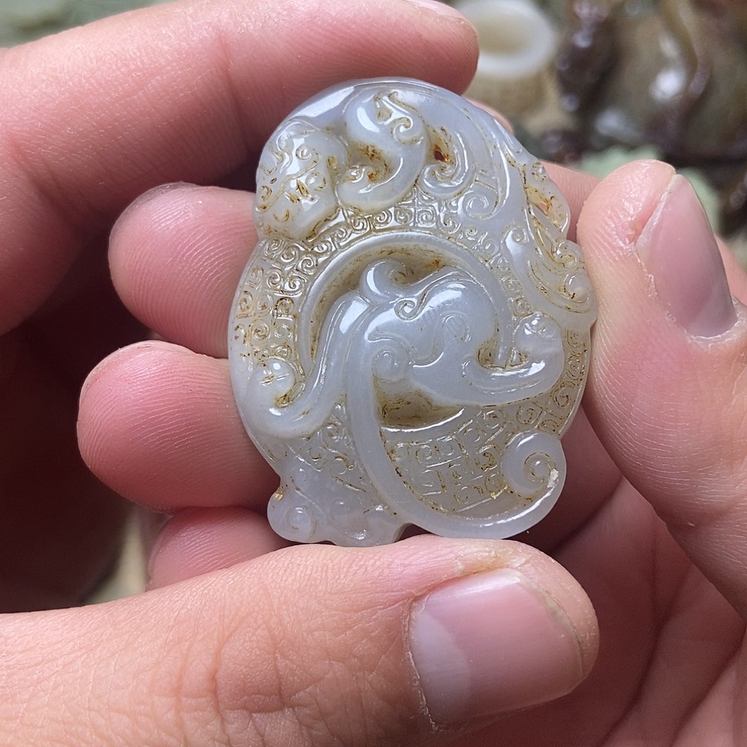和田玉挂件未镶嵌