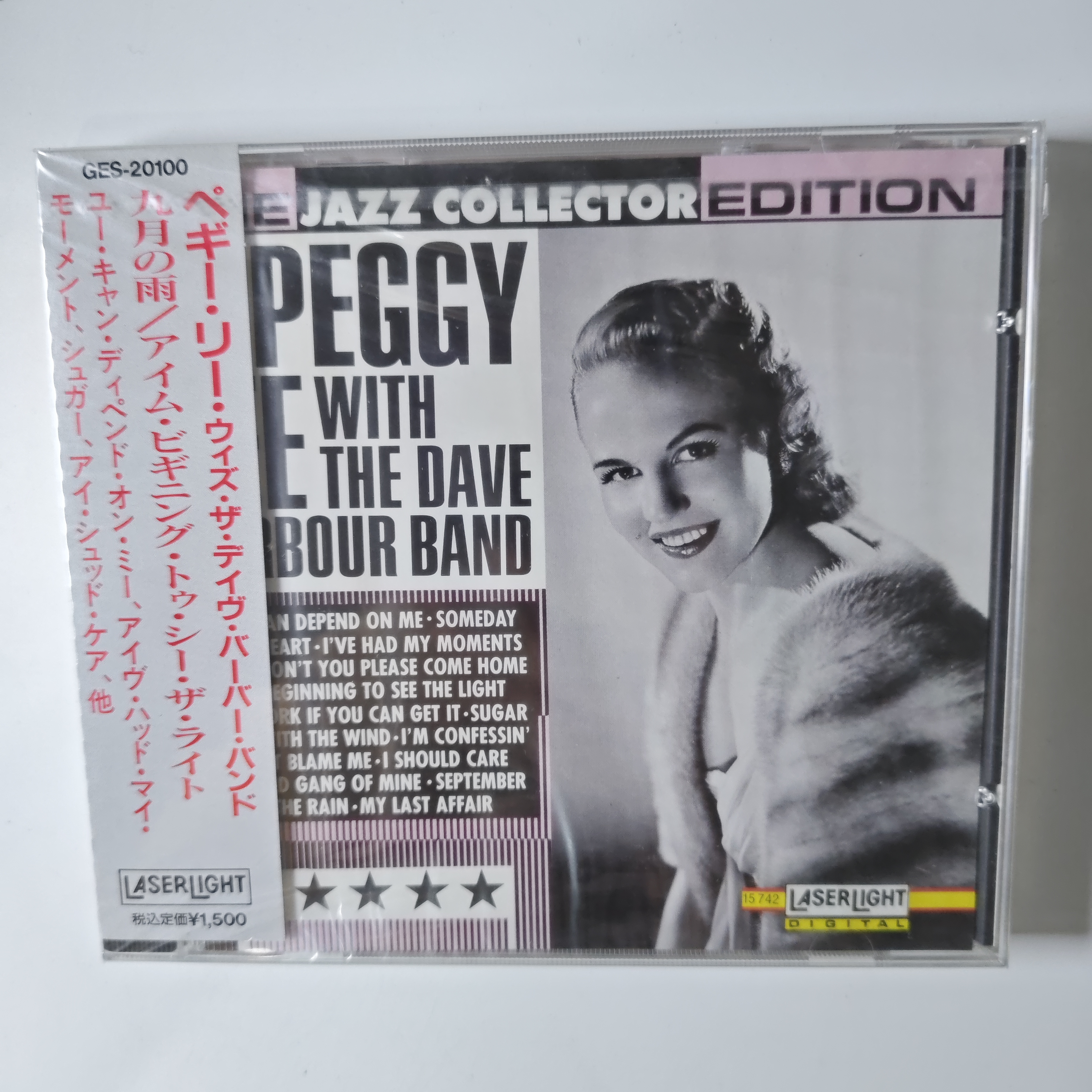 20【日版】未拆 爵士名伶佩吉李 Peggy Lee With The Dave Barbo CD