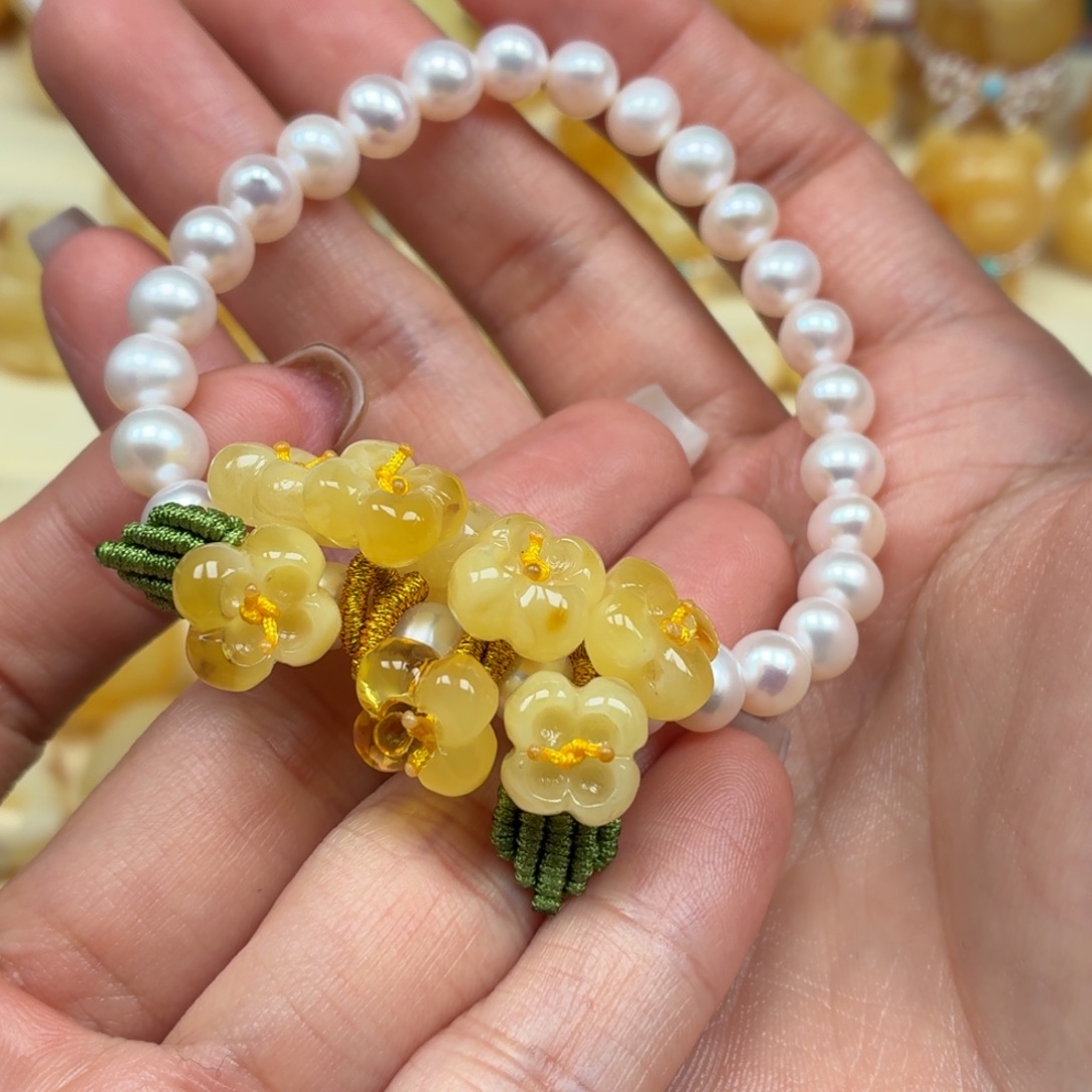 琥珀未镶嵌裸石蜜蜡