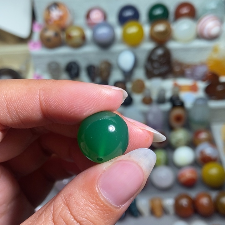 未镶嵌配珠玛瑙/玉髓认**雪