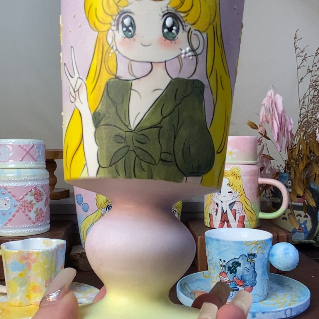 杯景德镇手绘水杯