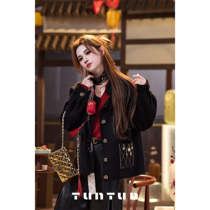 1月11号上新【捕梦网 黑色】大衣