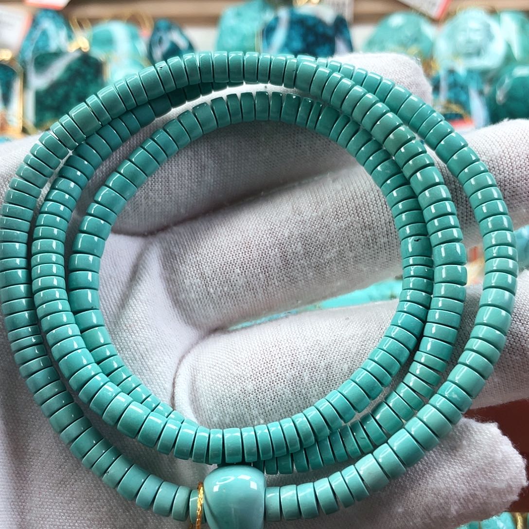 绿松石未镶嵌车挂尺寸5