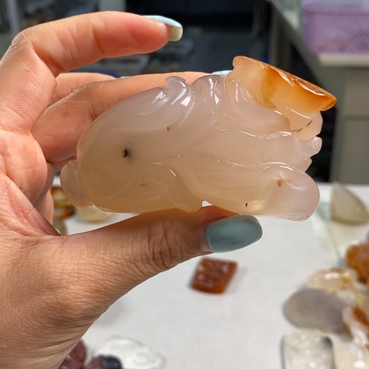 玛瑙/玉髓未镶嵌吊坠(不含链)