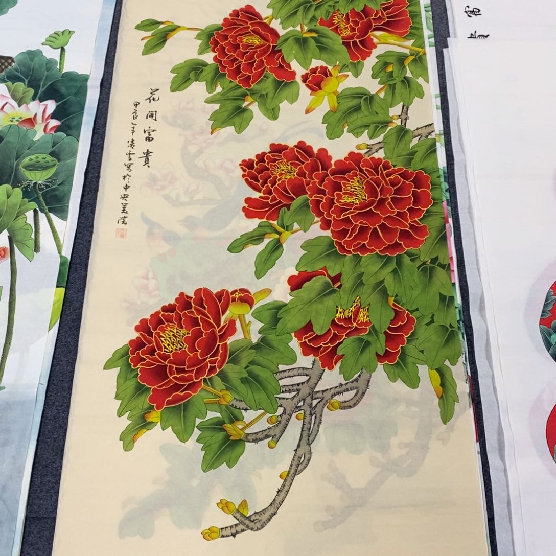 国画140✖️70工笔画画画画画画画
