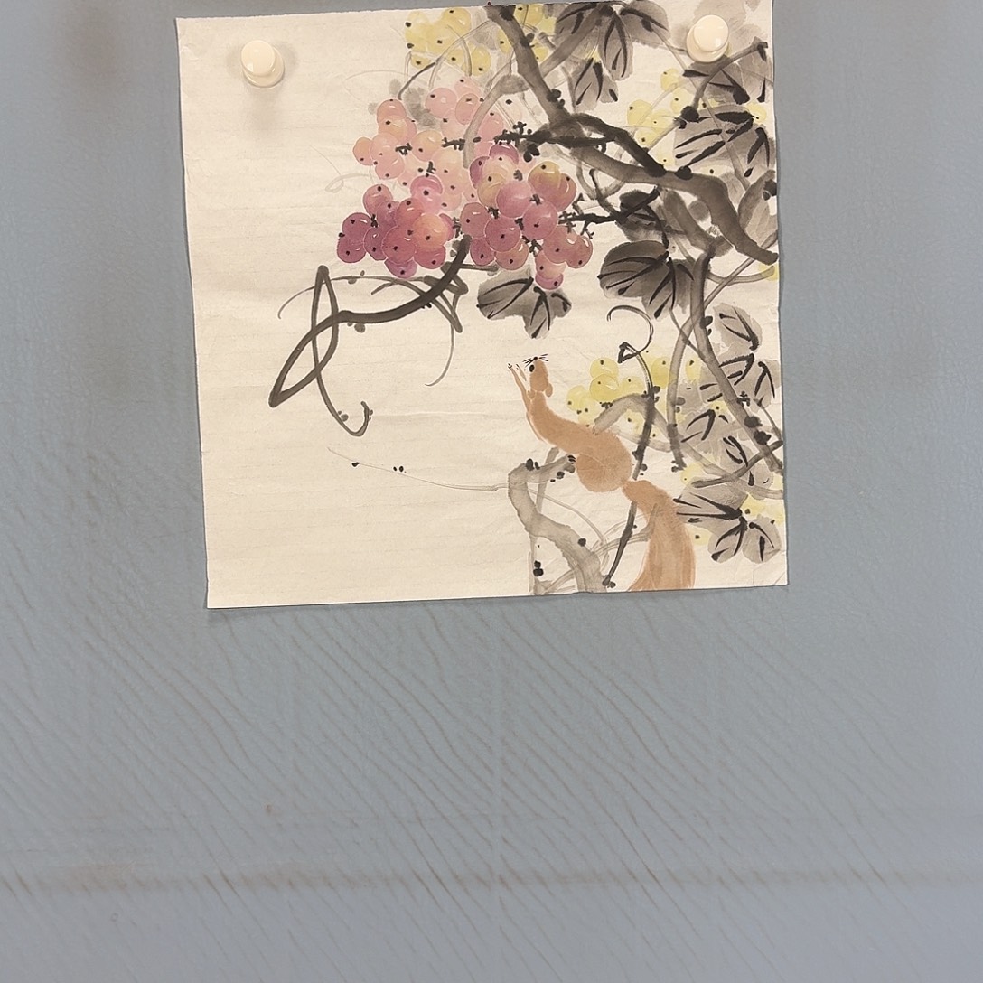 国画1258 牡丹图画师大