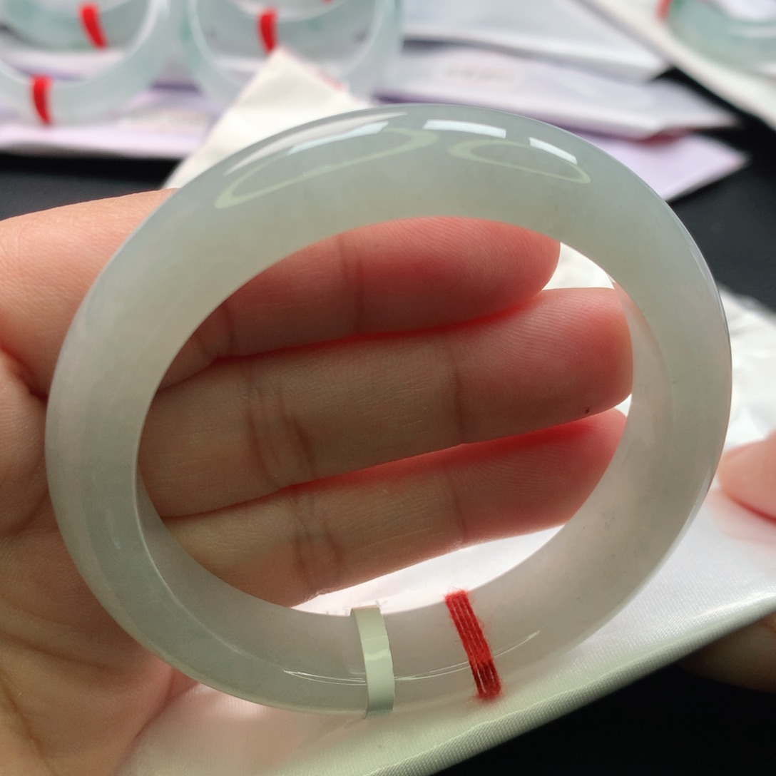 翡翠手镯未镶嵌缅甸53.54