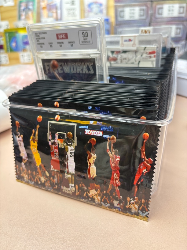 篮球推推乐 球星卡签字物料带编折射好人卡 蓝球 nba cba【拆盒】