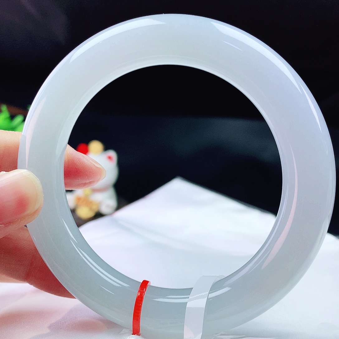 未镶嵌手镯翡翠60胖紫