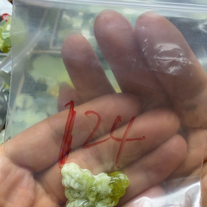 透闪石-蛇纹石玉挂坠未镶嵌