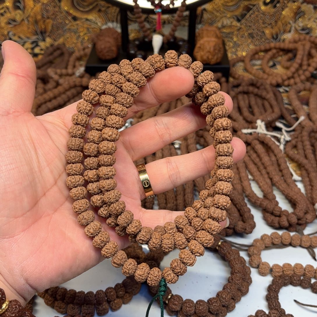 金刚菩提手串飞碟梅花108