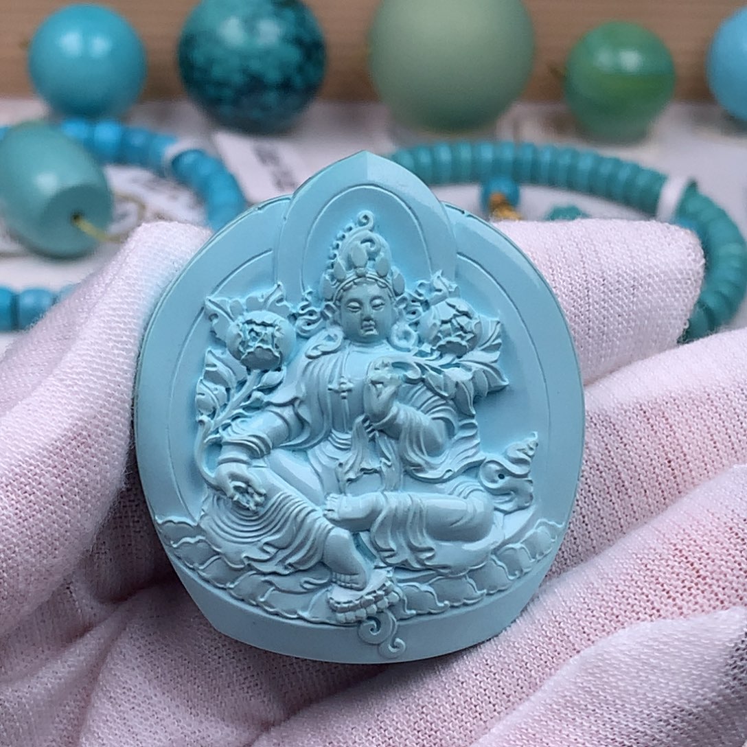 未镶嵌绿松石珠宝奇石