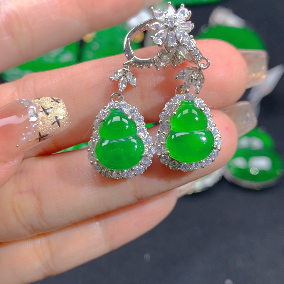 翡翠颈饰银S925镶嵌11111111111