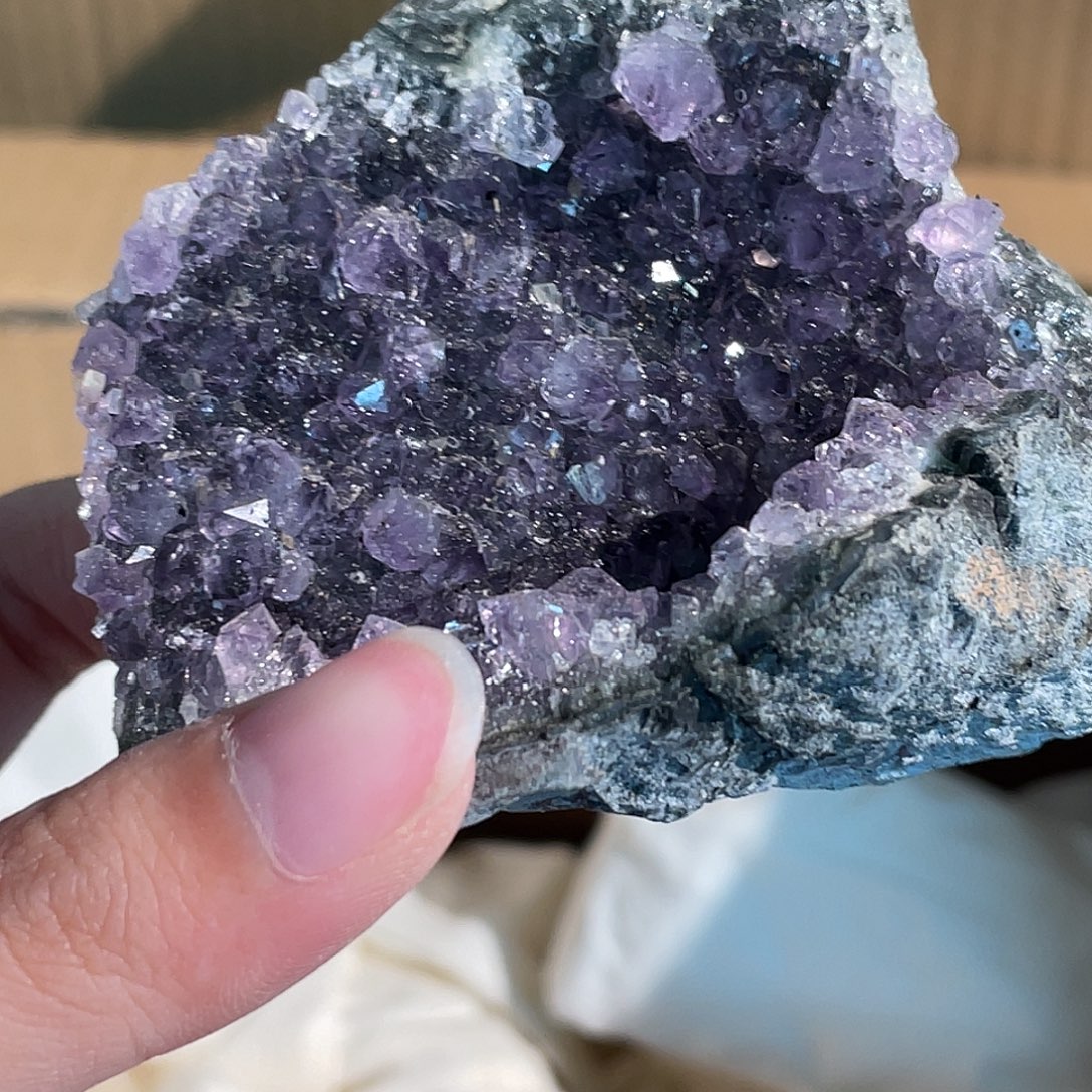 水晶手链未镶嵌紫水晶 12号