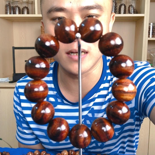 黄花梨/降香黄檀手串/手链海南黄花梨紫油梨1.8手串