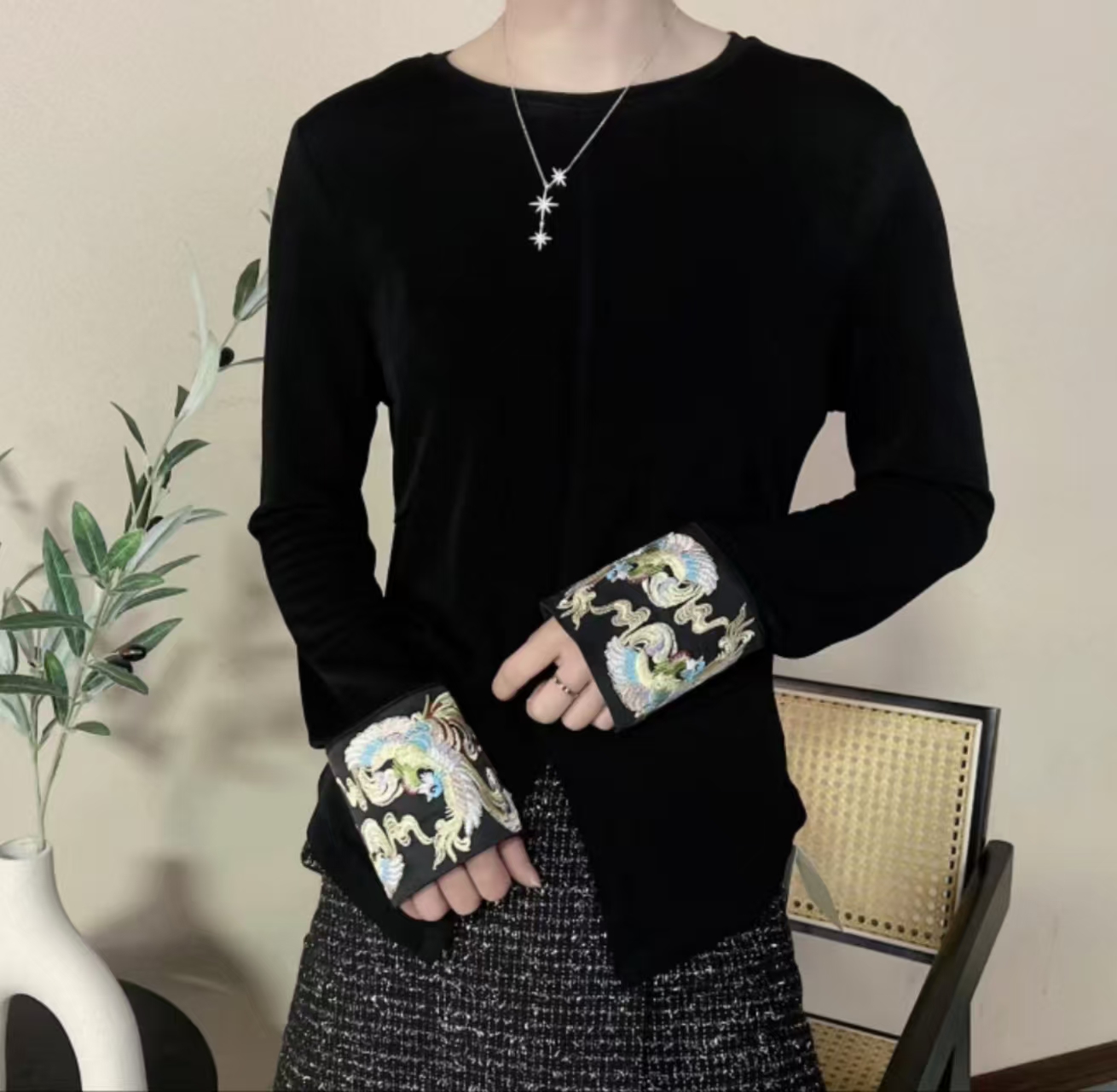 女士精品时尚打底衫88817