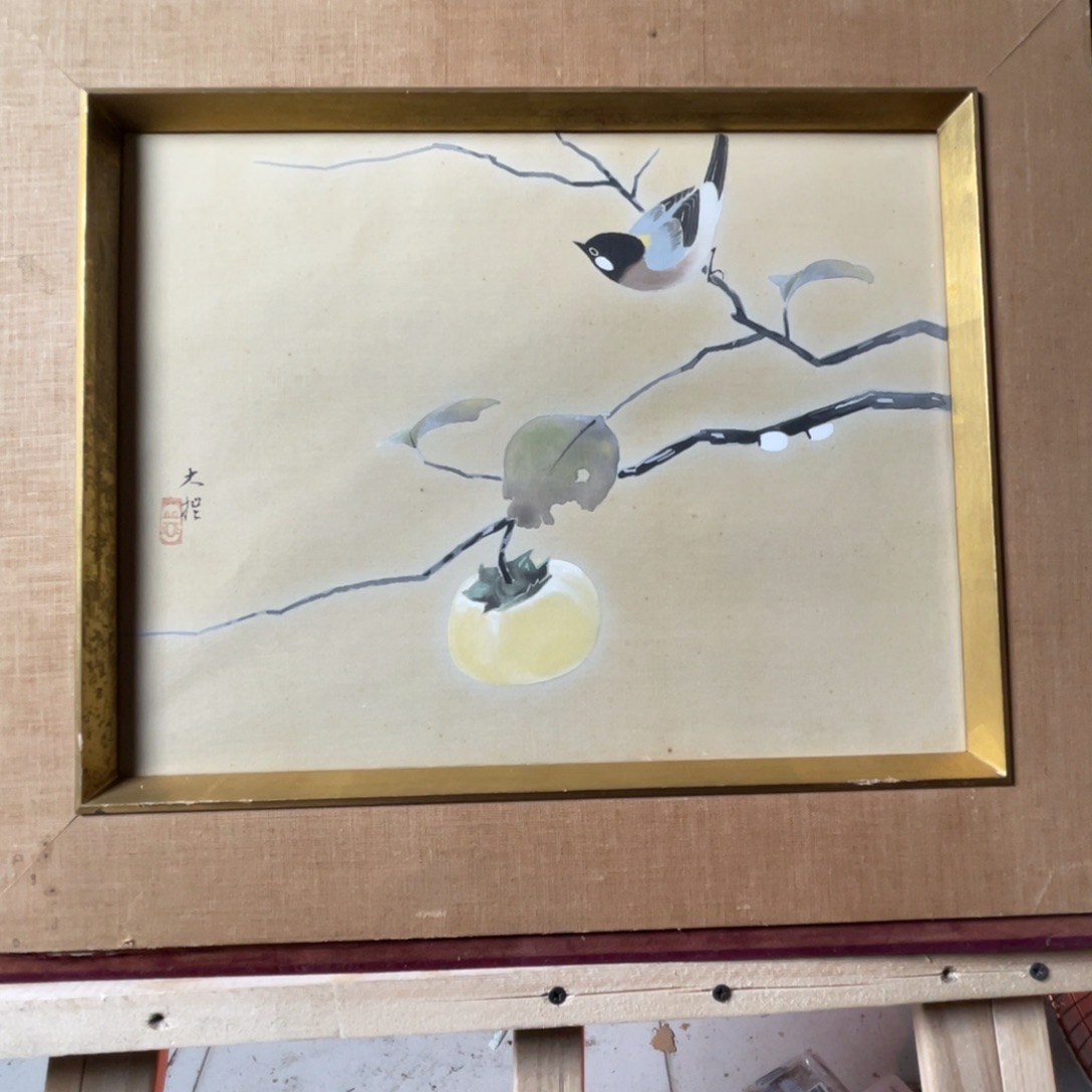 中古框画有些瑕疵看好下单不退不换
