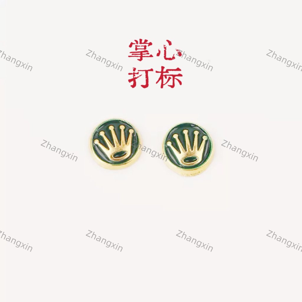 时尚高档简约百搭金色圆形精致