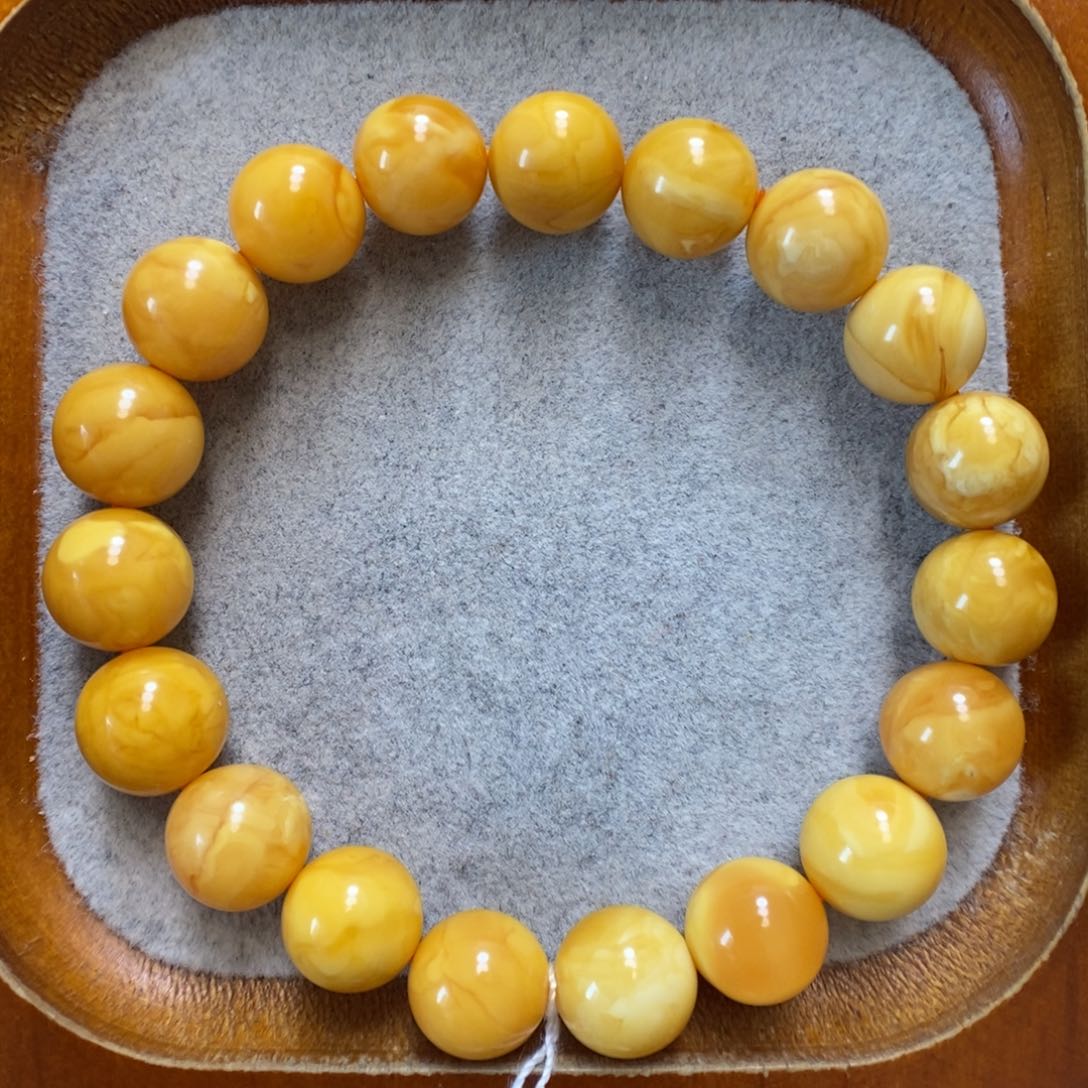 未镶嵌蜜蜡手串蜜蜡手串