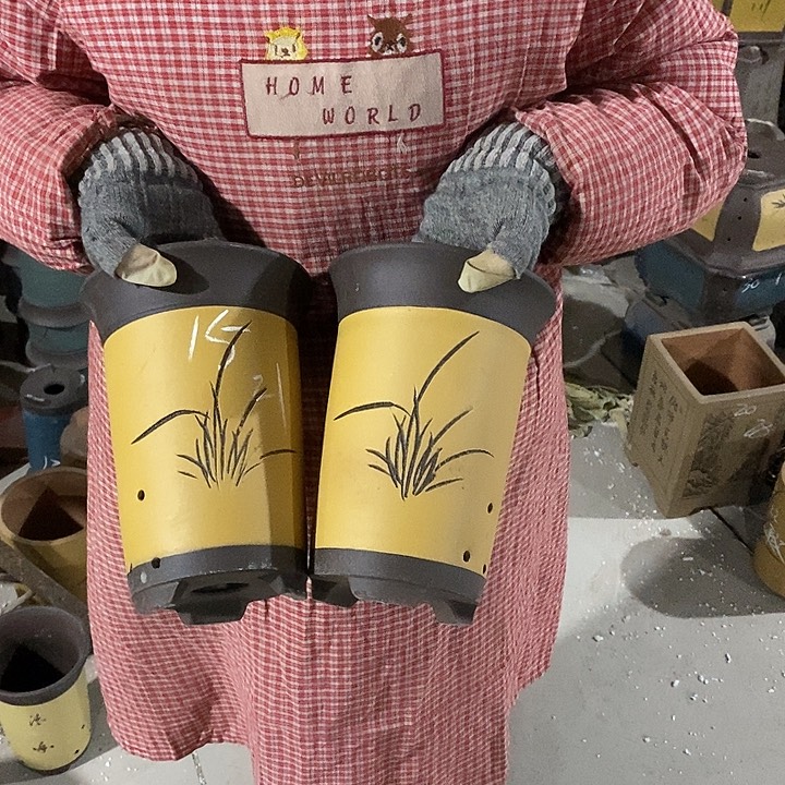 紫砂花盆紫砂花盆